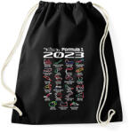 printfashion Formula 1 versenynaptár 2023 02 - Sportzsák, Tornazsák - Fekete (11766215)