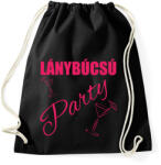 printfashion Lánybúcsú party - Sportzsák, Tornazsák - Fekete (13570892)