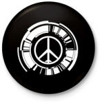 printfashion mgs peace walker logo - Kitűző, hűtőmágnes - Fekete (3103676)