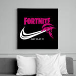 printfashion Just Play it! - Vászonkép - Fekete (6647302)