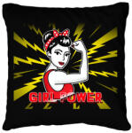 printfashion GIRL POWER - Párnahuzat, Díszpárnahuzat - Fekete (10452358)