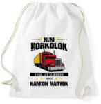printfashion Nem horkolok - Kamion - Sportzsák, Tornazsák - Fehér (13020436)