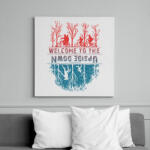 printfashion stranger things - Vászonkép - Fehér (14576897)