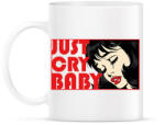 printfashion Just cry baby - pop art - Bögre - Fehér (7103106)