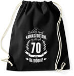 printfashion kamasz-70-white - Sportzsák, Tornazsák - Fekete (617427)