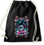 printfashion koponya és madarak - Sportzsák, Tornazsák - Fekete (4638480)