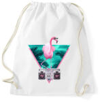 printfashion Miami flamingo - Sportzsák, Tornazsák - Fehér (228489)