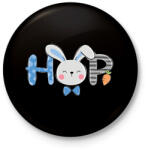 printfashion husvét - Kitűző, hűtőmágnes - Fekete (6581387)