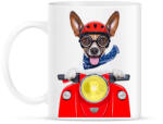 printfashion Biker Dog - Bögre - Fehér (1251985)