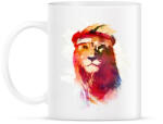 printfashion Gym lion - Bögre - Fehér (788679)