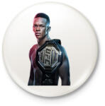 printfashion Israel Adesanya MMA - Kitűző, hűtőmágnes - Fehér (5081189)
