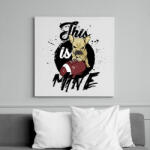 printfashion Ez az enyém! - Vászonkép - Fehér (6621583)