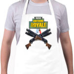 printfashion Shotguns Fortnite - Kötény - Fehér (4910701)