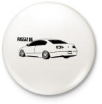 printfashion Passat b6 - Kitűző, hűtőmágnes - Fehér (3076957)