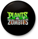 printfashion Plants vs. Zombies - Kitűző, hűtőmágnes - Fekete (3093411)
