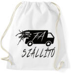 printfashion FA-SZÁLLÍTÓ BW - Sportzsák, Tornazsák - Fehér (7071644)