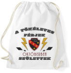 printfashion Tökéletes férjek október - Sportzsák, Tornazsák - Fehér (3913330)