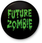 printfashion Future Zombie - Kitűző, hűtőmágnes - Fekete (14056837)