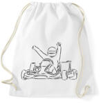 printfashion gokart - Sportzsák, Tornazsák - Fehér (15878678)