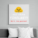 printfashion adj uram türelmet - Vászonkép - Fehér (6627745)