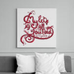 printfashion Love - Vászonkép - Fehér (6622223)