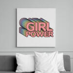 printfashion Girl Power - Vászonkép - Fehér (6635572)