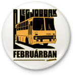 printfashion A Legjobbak - Kitűző, hűtőmágnes - Fehér (6022269)