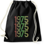 printfashion 1975 - Sportzsák, Tornazsák - Fekete (4274610)