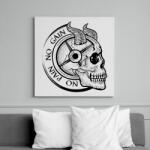 printfashion No Pain No Gain - Vászonkép - Fehér (6624354)