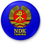 printfashion NDK DDR Műhely Tuning Címer (3 szín) - Kitűző, hűtőmágnes - Királykék (16194703)