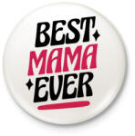printfashion Legjobb mama - Kitűző, hűtőmágnes - Fehér (6147966)