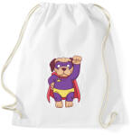 printfashion Szuper mopsz - Sportzsák, Tornazsák - Fehér (13237052)