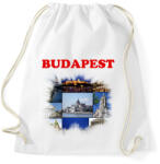 printfashion Budapest - Sportzsák, Tornazsák - Fehér (2842366)
