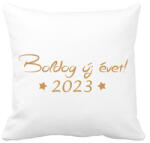 printfashion Boldog Új Évet! 01 - Párnahuzat, Díszpárnahuzat - Fehér (11544220)