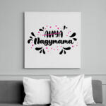 printfashion Nagymama lettem - Vászonkép - Fehér (11959947)