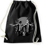 printfashion Gyilkos páros - Sportzsák, Tornazsák - Fekete (404904)