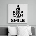 printfashion SMILE - Vászonkép - Fehér (11432728)