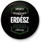 printfashion Erdész prémium minőség - Kitűző, hűtőmágnes - Fekete (3097166)