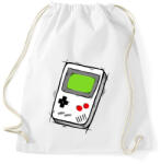 printfashion GameBoy - Sportzsák, Tornazsák - Fehér (47436)