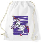 printfashion Unikornis karácsony - Sportzsák, Tornazsák - Fehér (10147757)