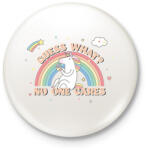 printfashion Guess what? - Kitűző, hűtőmágnes - Fehér (7518992)