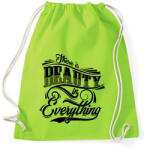 printfashion Mindenben van valami szép. - Sportzsák, Tornazsák - Limezöld (167275)