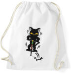 printfashion Katze - Sportzsák, Tornazsák - Fehér (2945301)