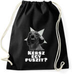 printfashion Kérsz egy puszit? - Sportzsák, Tornazsák - Fekete (15645110)