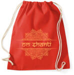 printfashion Om Shanti - Sportzsák, Tornazsák - Piros (14514511)