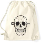 printfashion Koponya - Sportzsák, Tornazsák - Natúr (66601)