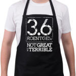 printfashion 3.6 Roentgen (white) - Kötény - Fekete (4929517)