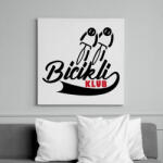 printfashion Bicikli Klub - Vászonkép - Fehér (16401587)