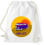printfashion Van life 3 - Sportzsák, Tornazsák - Fehér (5250676)