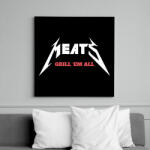 printfashion Meats - Vászonkép - Fekete (13693108)